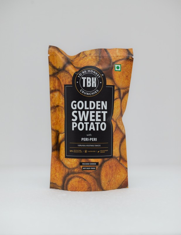 TBH CRUNCHIES - Golden Sweet Potato with Peri Peri - 35 GM
